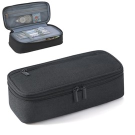 Large Pencil Case, Pencil Case for School, Pencil Pouch, Marker Pen Case, Portable Stationery Pencil Bag for Office (Black)