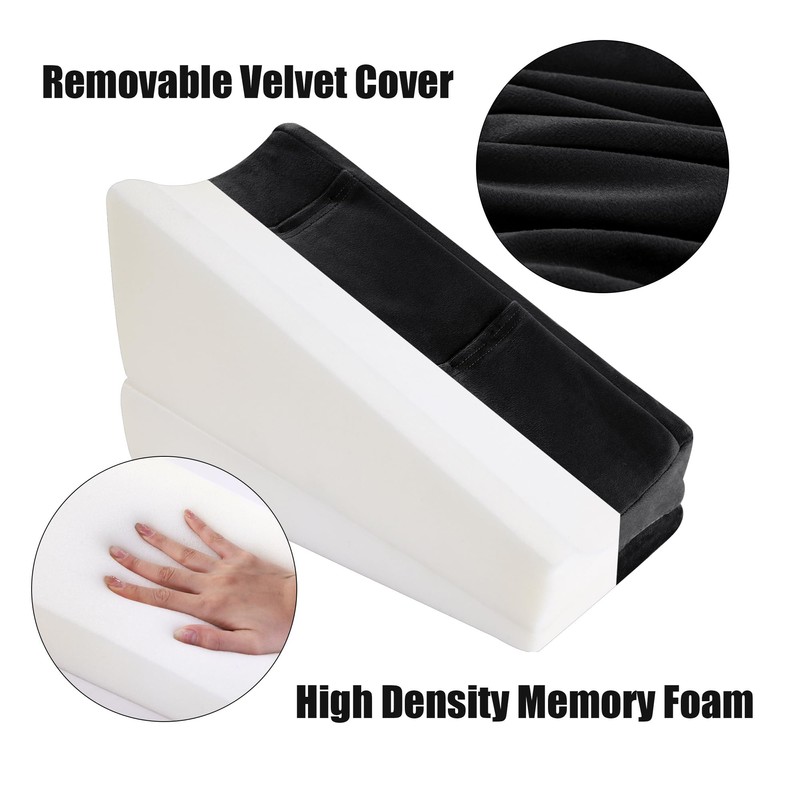 BALAPET 2-in-1 Adjustable Arm Elevation Pillow with Pockets, Ergonomic Wedge