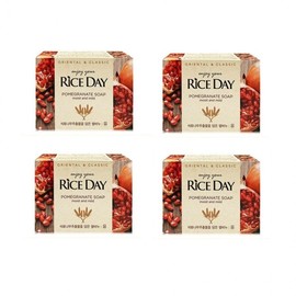Lion Riceday Rice Soap 100g x 4 pcs - Softening 3ea