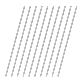 M METERXITY 10-Pack Fully Threaded Rod, M3x150mm 304 Stainless Steel Right Hand Thread Bar Studs for Furniture Anchor Bolts/Clamps/U-Bolts, Metric Threaded Screw