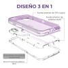 Funda Protector Uso Rudo 360 Para iPhone 3 En 1