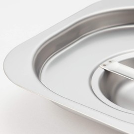 TKG Corporation AHTA205 Don Nam Hotel Cover with Pan Handle for 1/4, 18-8 Stainless Steel