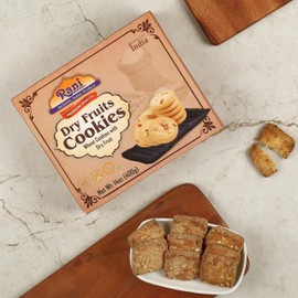 Rani Dry Fruits Cookies (Wheat Cookies with Dry Fruits) 14oz (400g) Premium Quality Indian Cookies ~ All Natural | Vegan | Non-GMO | Indian Origin