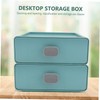 Minkissy Pp Plastic Desktop Storage Box Cosmetics Sundries Organizer Tabletop