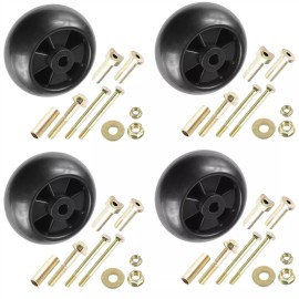 John Deere 4 Deck Wheel Kit fits John Deere LX186 LX188 STX38 STX46 38" AM116299 AM133602