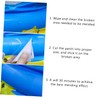 Operitacx 10Pcs Clear Tent Repair Patch Tape Transparent Mend Tape