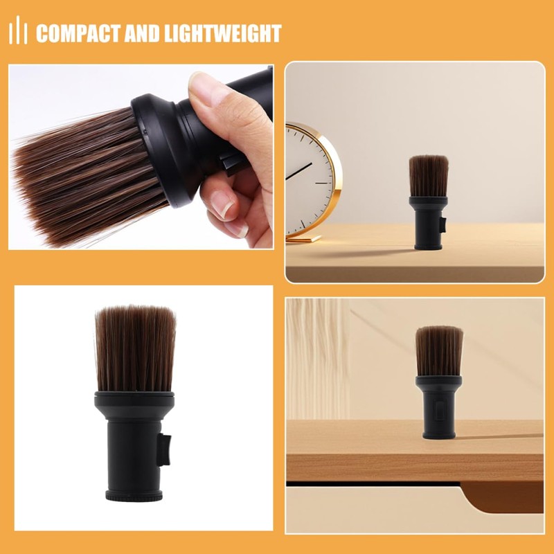 Gogogmee Pack Soft Neck Face Hair Brush for Barber Salon