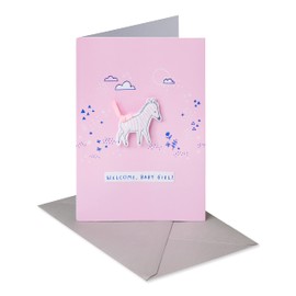 American Greetings New Baby Girl Card (World of Wonder)