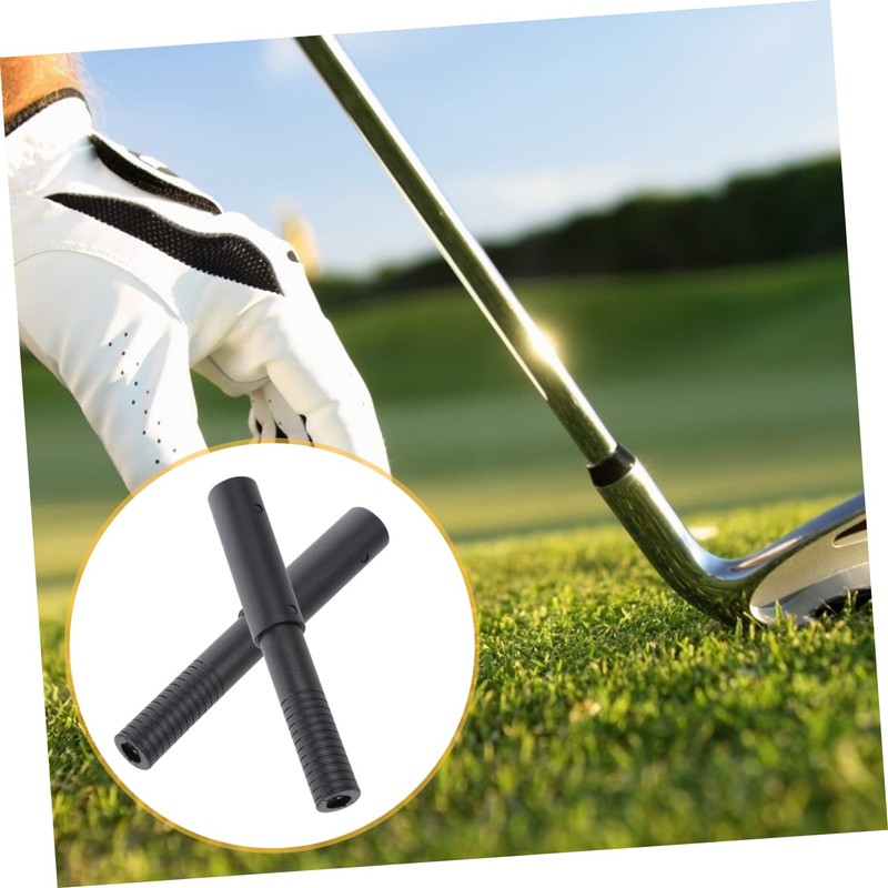 SUPVOX Golf Club Extension Rod 2 Pcs Graphite Shaft Extender