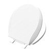 Aünsffer Toilet Seat Round Soft Close16.5'', Toilet Lid Slow Close