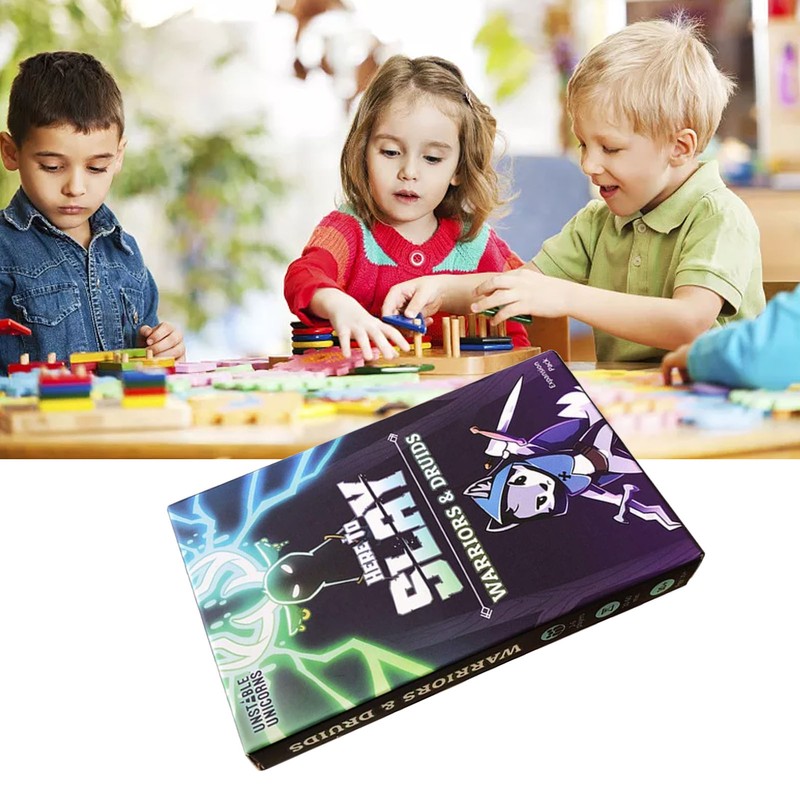 Desktop Card Game Set Smoothing Surfaces Coated Paper Social Strategy