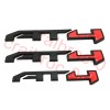 GMC 3Pcs Red 2019 - 2025 GMC SIERRA 1500 AT4