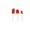IMUSA USA Plastic Spatula Set, 3-Piece, Orange