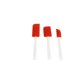 IMUSA USA Plastic Spatula Set, 3-Piece, Orange