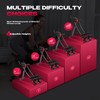 BODY RHYTHM Dual-Track Ab Machine with 4 Adjustable Heights, Foldable