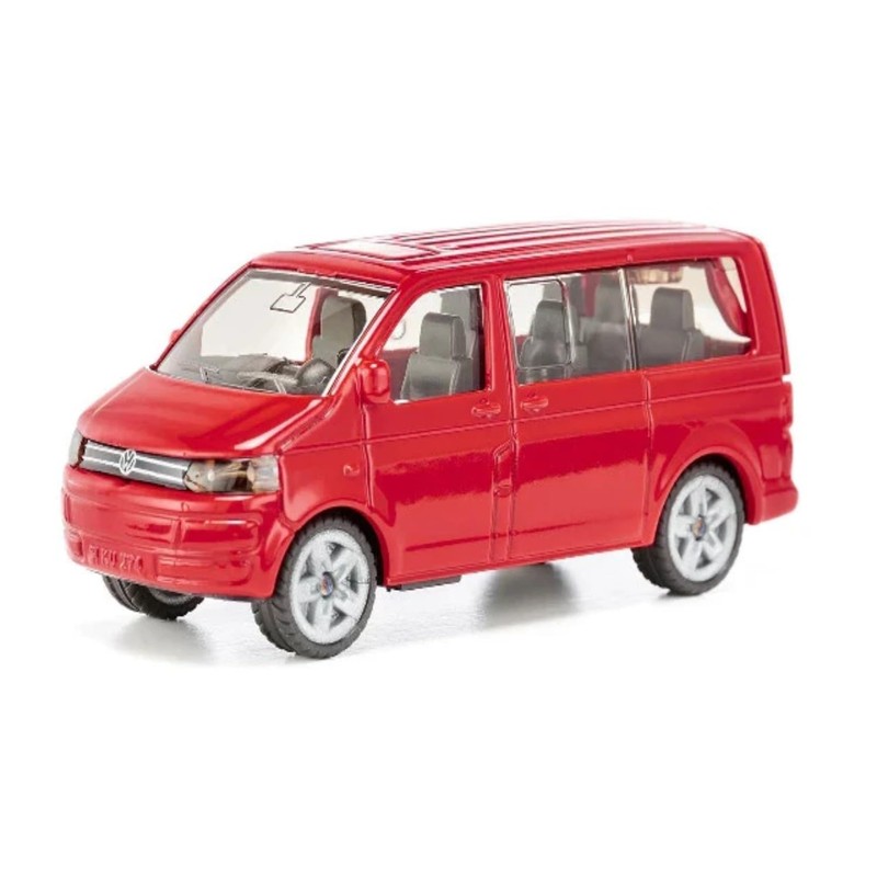 Siku Volkswagen Multivan - Red - Robust Leisure Vehicle with