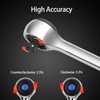 VANPO 3/8 Inch Drive Digital Torque Wrench(5-99.5 ft-lbs./6.8-135Nm), ±2% CW