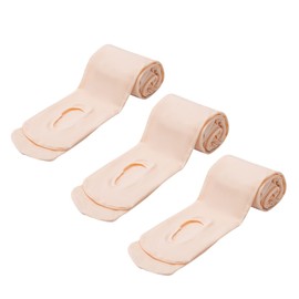 MANZI 3 Pairs Womens Girls Basic Convertible Transition Ballet Dance Tights 40 Denier, Ballet Pink,S