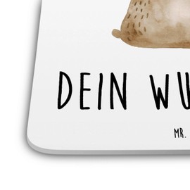 Mr. & Mrs. Panda 10er Set Personalisiertes Untersetzer Set Bär Seifenblasen - Personalisierte Geschenke, Personalisierte Untersetzer, Teddy,