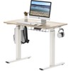 SHW Memory Preset Electric Height Adjustable Standing Desk, 40 x