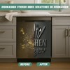 Black Kitchen Dishwasher Magnet Cover, 23x26 in Farmhouse Dishwasher Magnetic