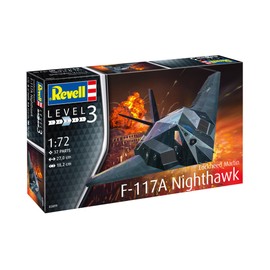 Revell 03899 Lockheed Martin F-117A Nighthawk Stealth Fighter 1:72 Scale Unbuilt/Unpainted Plastic Model Kit
