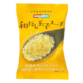 Cosmos Foods Freeze Dried NATURE FUTURe Japanese Egg Soup, 0.3 oz (8.9 g) x 10 Meals