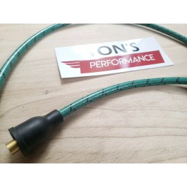 Ton's Performance Harley Davidson Big Twin 91-98 FXD Dyna Softail Spark Plug Wire Green Black