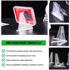 teasteam Card Display Stand 40Pcs Mini Clear Acrylic Easel Stands(2.3
