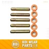 BDI Wear Parts 5-Pack Bucket Teeth Pins & Retainers 8E6358,