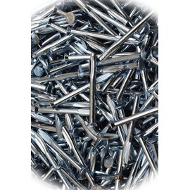 New Pack of (100) Flat Head 1/4 x 3 Split Drive Anchors Concrete Nail-in Hammer-in Multi-Purpose Comprehensive Hardware Fastener Assortment Kit MoPNEM02711