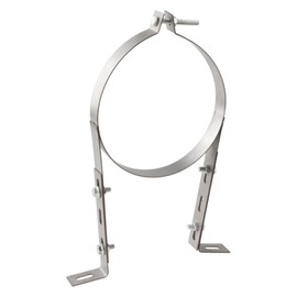 Milageto Chimney Pipe Wall Strap Pipe Bracket Clamp Flue Liner Clamp B Vent Pipe Bracket Holder for Household Home Ventilation Pipe