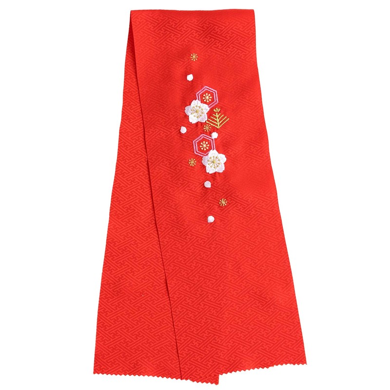 Kyoetsu Shichi-Go-San Half Collar, Embroidered, For Kids, 4 Pieces, For