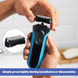 32B Compatible with Braun Series 3 Replacement Head,Stainless Steel Head for Braun S3 Replacement Head,Compatible with Braun Series 3 3040S 3010S 310S 3000S 3080S 390CC 3050CC