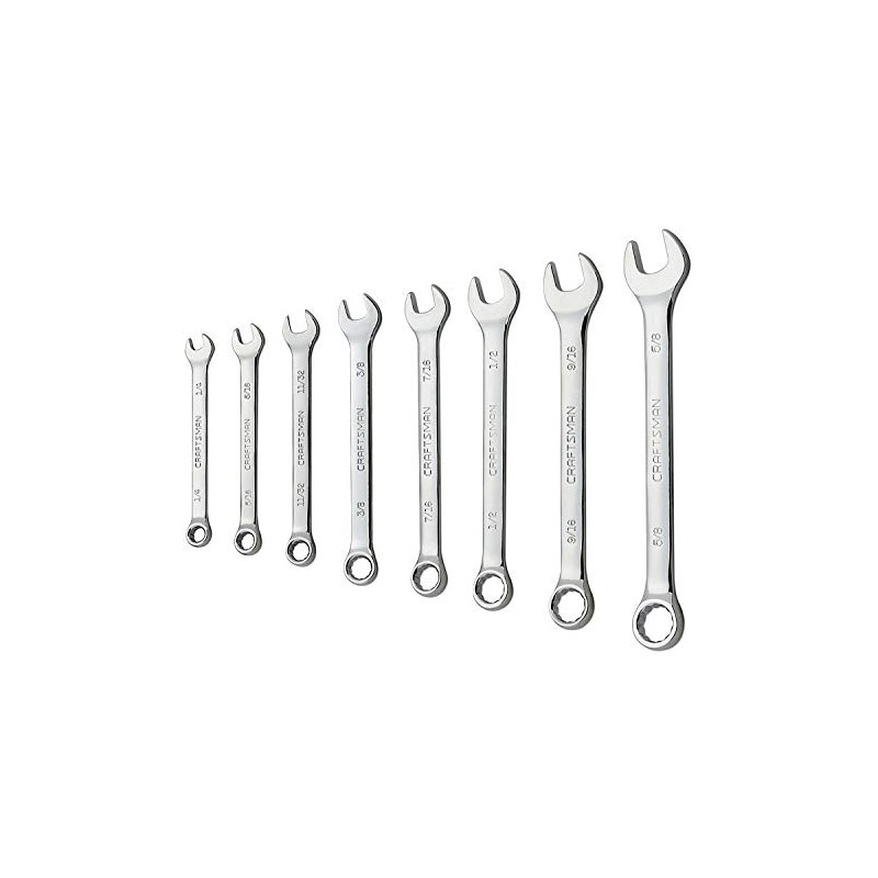 Craftsman 8-Piece Standard 12 Point Combination Wrench Set