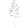 Set of 3 18" Multicolor Gumdrop Christmas Tree Pick 2548890
