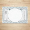 MIRRORANG Blue White Placemats 45 x 30 cm Elegant Floral