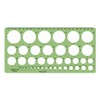 Linex 1116S Circle Template, 39 Circles from 1-35 mm, Ink