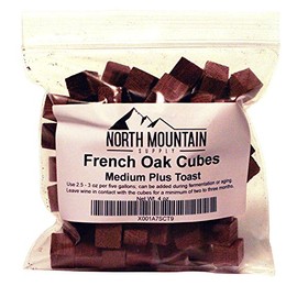 North Mountain Supply French Oak Cubes (Medium Plus Toast, 4 Ounce)