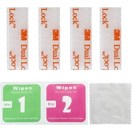 EZ Pass/IPass/IZoom Toll Tag Fastlane Mounting Kit -(2 Sets) Reclosable Fastener Peel and Stick Adhesive Dual Lock Tape Strips