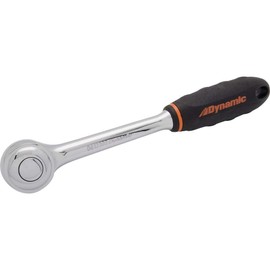 Dynamic Tools 1/2-Inch Drive 72 Tooth Quick Release Ratchet, 9-3/4-Inch Long, Comfort Grip Handle