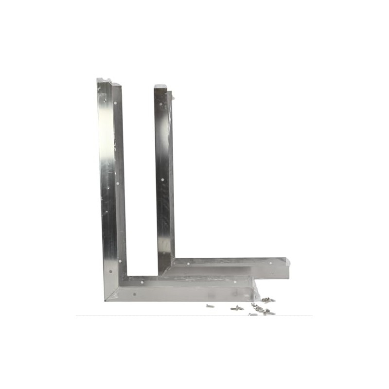 2 Pieces Stainless Steel Microwave Trim Kit Microwave Side Panel