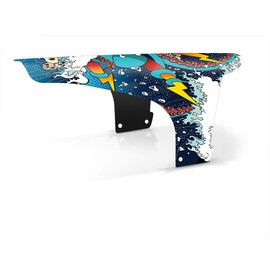 RideGuard PF1 Kraken Signature. Front MTB Mudguard Mountain Bike Fender. Fits 24”, 26”, 27.5”, 29”, Plus Size and Fat Bikes. UK Made 100% Recycled Plastic Waste 100% Recyclable.