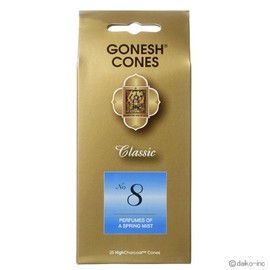 Garnesh GONESH Classic No.8 Incense Cones, Set of 6