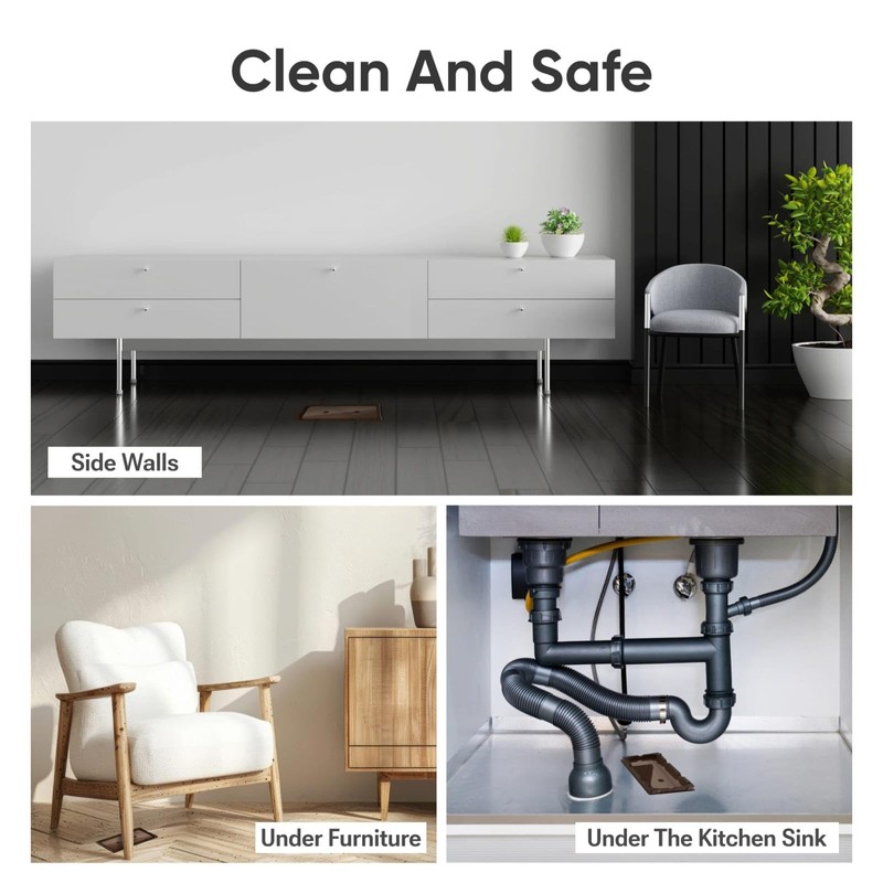 Mouse Traps Indoor, Heavy Duty Sticky Traps for Mice and