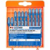 EffektWerk 10-Piece Jigsaw Blade Set, Heavy-Duty Carbide Jigsaw Blades w/Storage