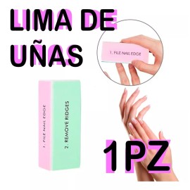 Veraly Herramientas Uñas De Limas Pedicura Arte Manicura Cubo 1pz