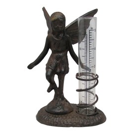 Cast Iron Fairy Rain Gauge