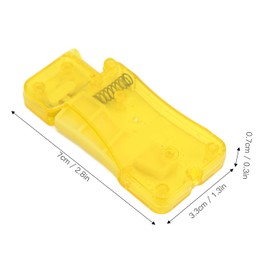 Enhebrador de Agujas Automático de Plástico con Agarre Cómodo, Fácil de Usar para Agujas de Coser Peque?as, Ideal para Personas Mayores, Fácil de Transportar