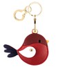 Leather Keychain Holder Case Compatible with AirTag,Cute Protective Cover with